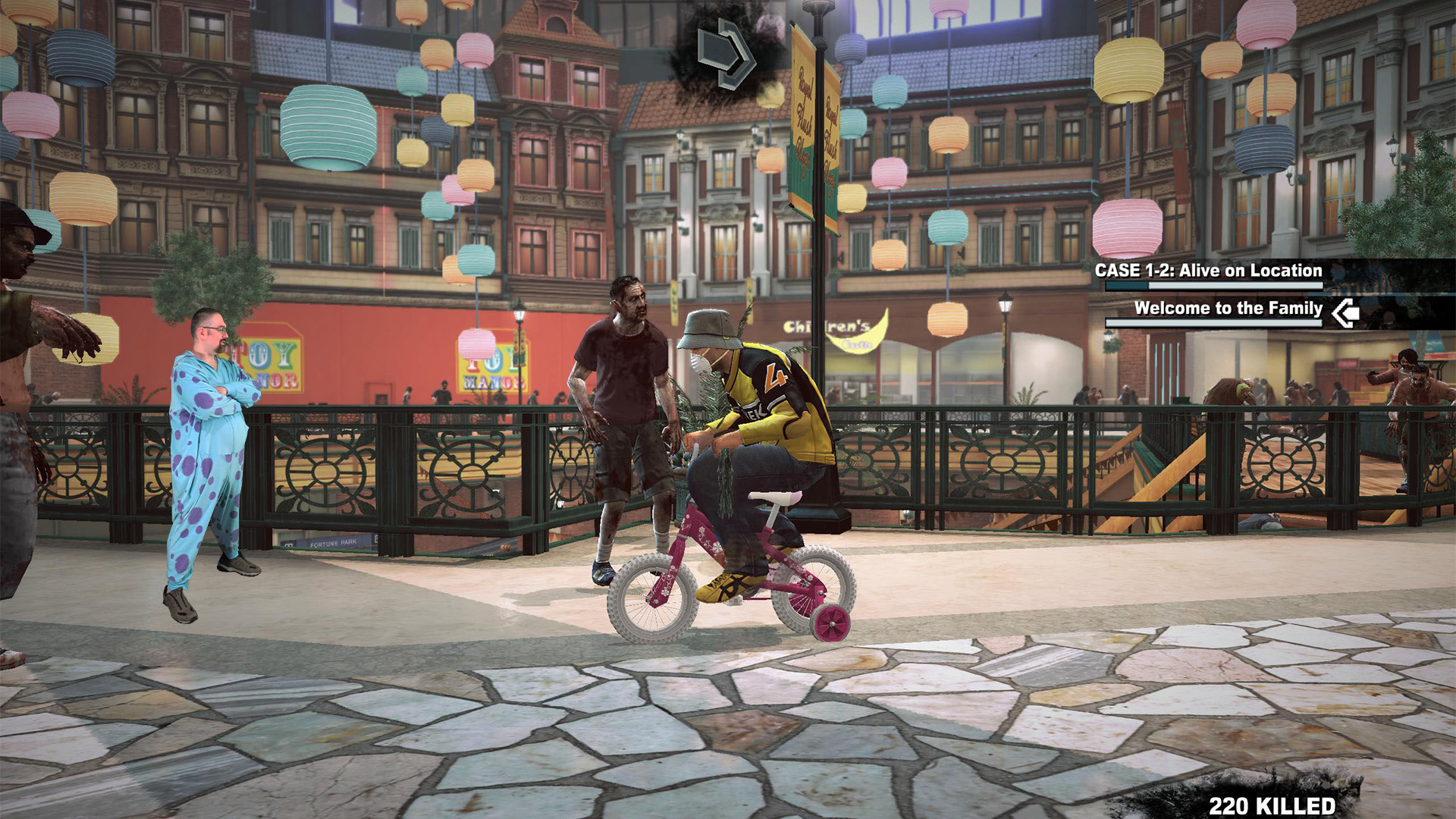 Chuck's first bike ride!