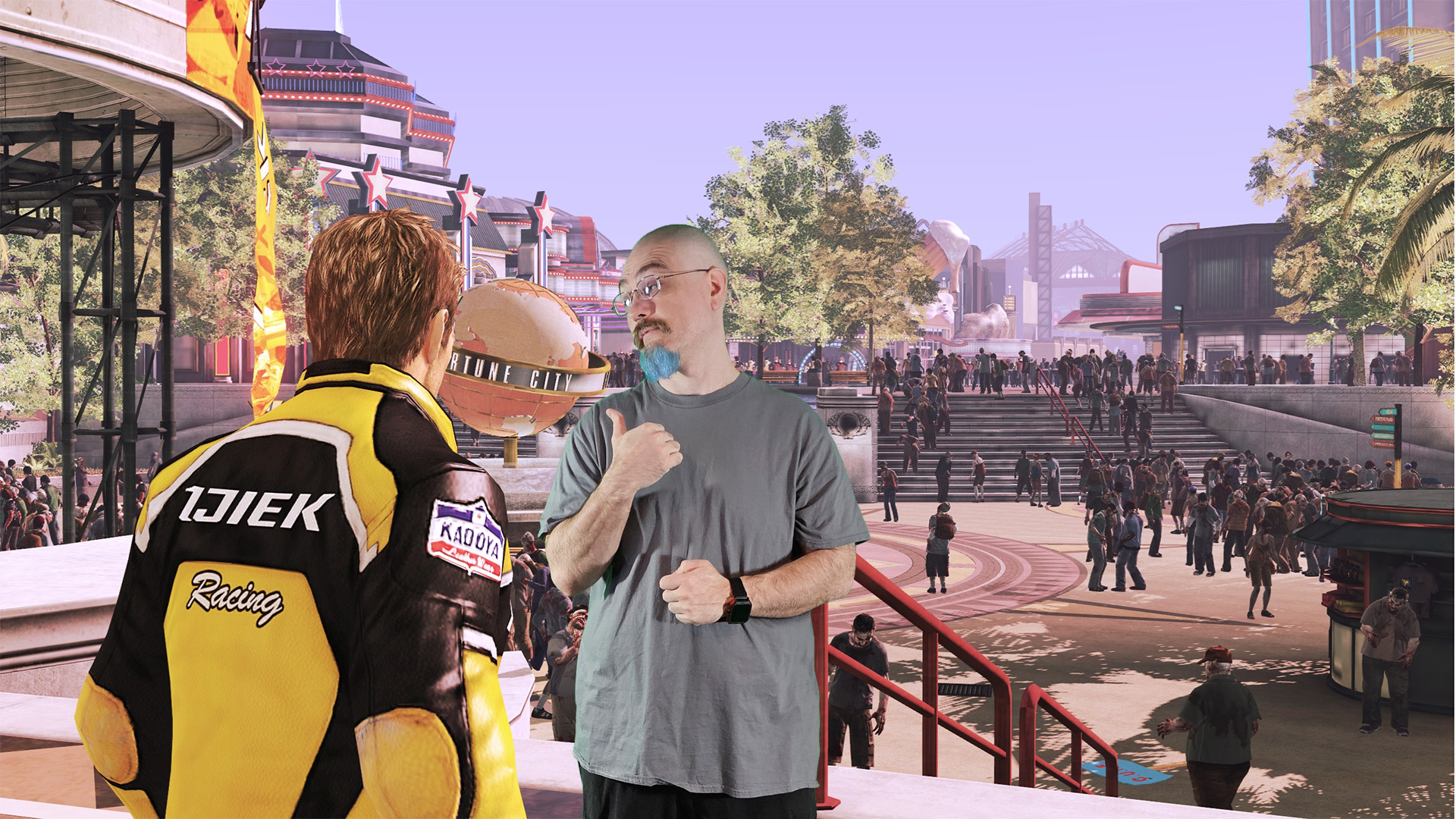 I wouldn't go that way, there's zombies over there