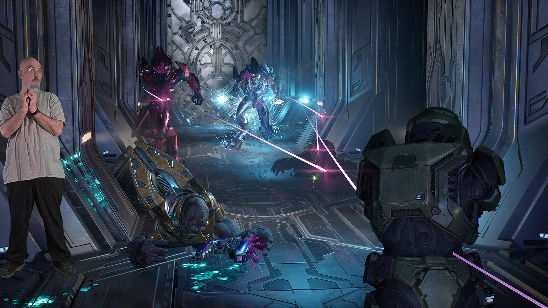 I'm empty, kill the Covenant and I will steal their weapons!