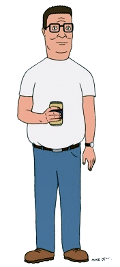 Hank Hill as he appeared in the original series