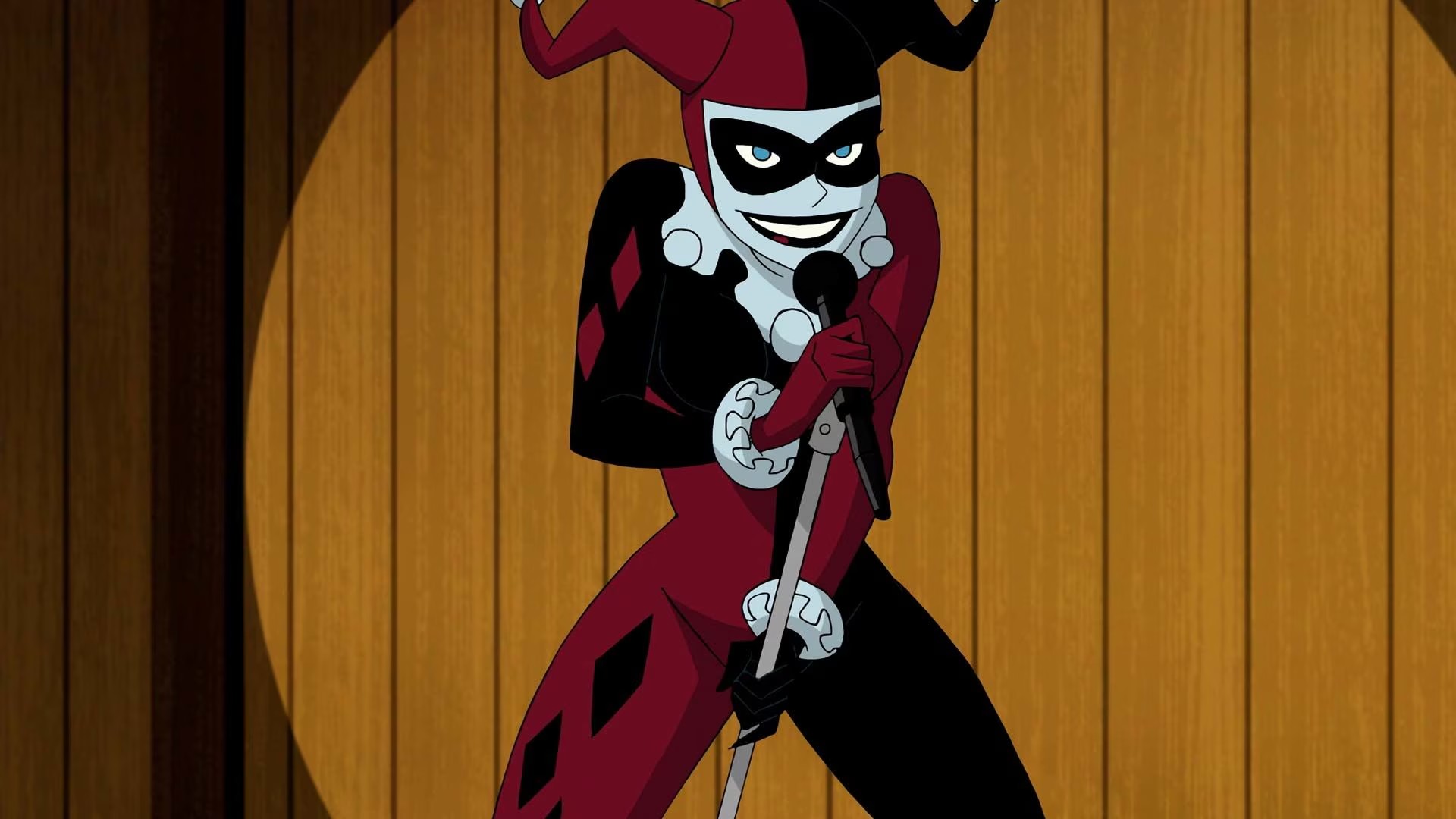 Harley Quinn as she appeared in Batman the Animated Series