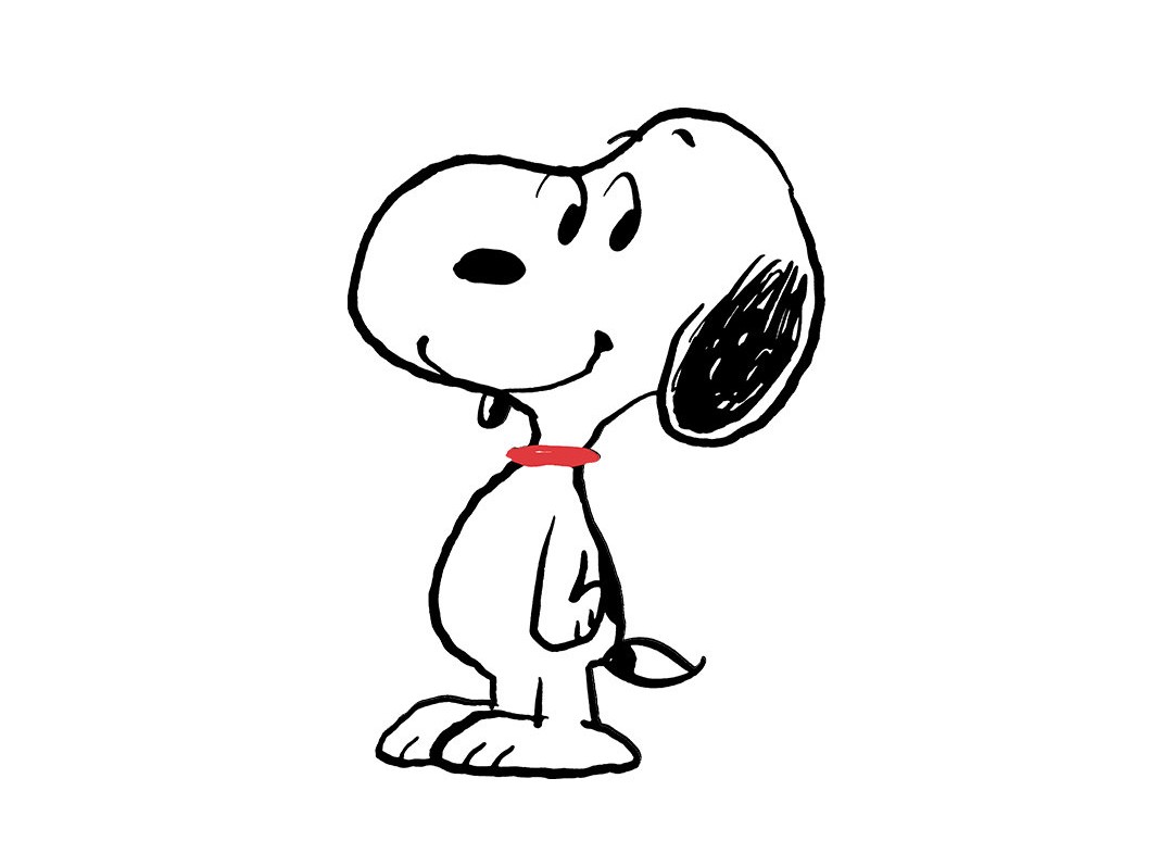 Snoopy, created by Charles Schulz