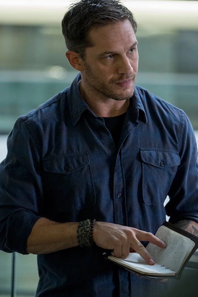 Tom Hardy as Eddie Brock in the Venom movies