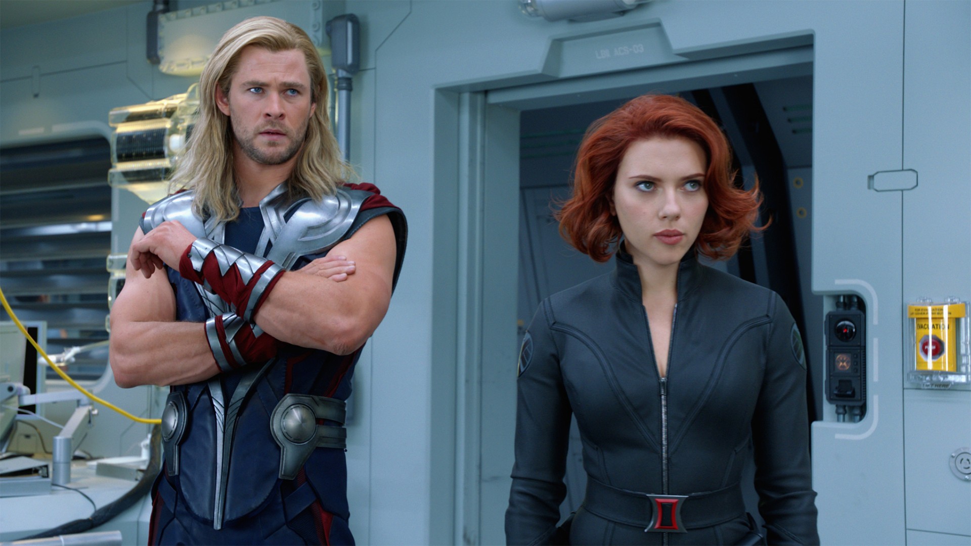 Thor and Natasha are always ready for a fight